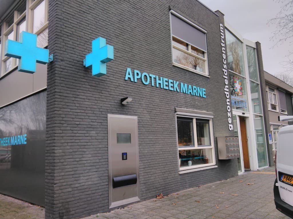 Exterieur van Apotheek Marne in Amstelveen